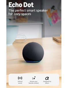 Echo Dot 5th Gen Smart Speaker, Charcoal | [Store Name]