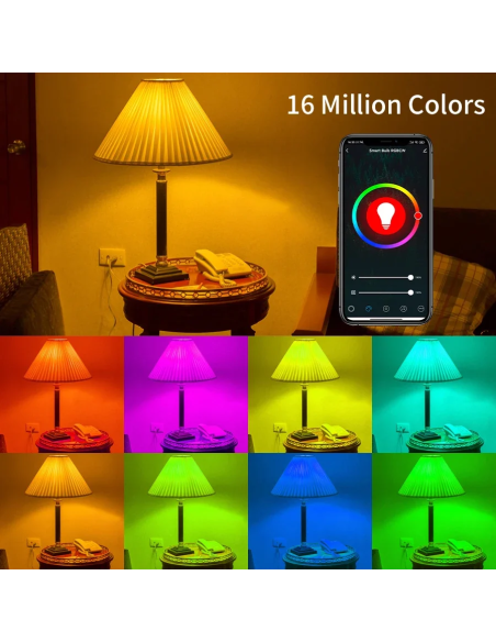 Tuya RGB smart bulb detail