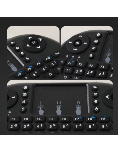 MRSVI I8 2.4G Mini Wireless Keyboard Classic Black Air Mouse Remote Control Touchpad for Android TV Box PC Smart TV
