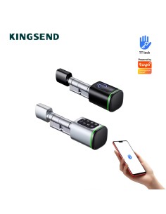 European Standard Lock Cylinder Tuya or Ttlock Fingerprint and Passwor
