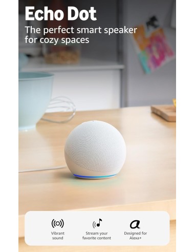 Echo Dot 5th Gen Smart Speaker, Charcoal | [Store Name]