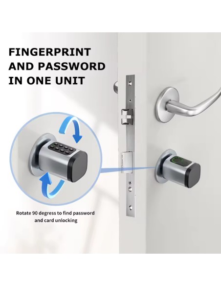 European Standard Lock Cylinder Tuya or Ttlock Fingerprint and Passwor