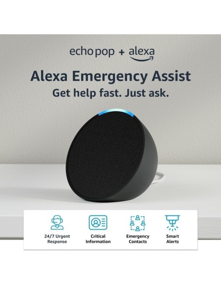 Echo Pop Smart Speaker Midnight Teal Kaba