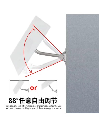 For Starlink Gen 3 Long Wall Installed Connecting Rod Mount Roof Adapt