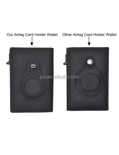 Premium Genuine Leather Wallet with Pop up Card Holder and Slot for Ai 2