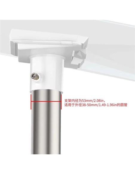 Stainless Steel Starlink Gen 3 Outdoor Bracket Adapter for Pipe