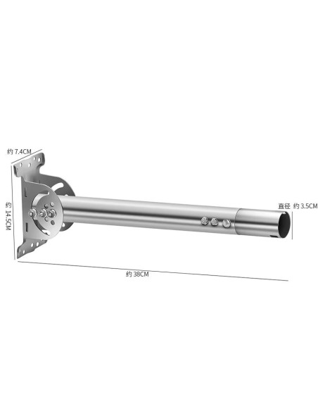 Stainless Steel Starlink Gen 3 Outdoor Bracket Adapter for Pipe