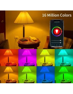Tuya Smart WiFi LED Light Bulbs 220V 110V 10W 15W 20W E27 Alexa LED La 2