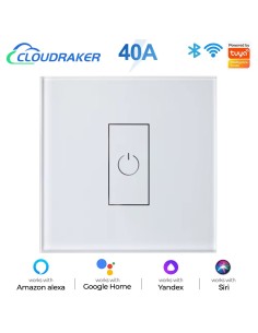 Tuya Smart WiFi 40A High Power Switch for Water Heater Boiler Air Cond