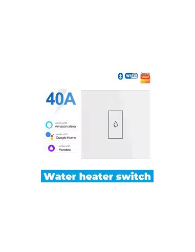 Tuya Smart WiFi 40A High Power Switch for Water Heater Boiler Air Cond