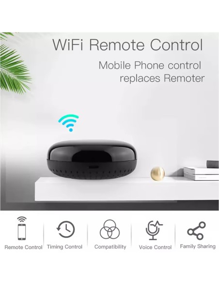 Tuya WiFi Universal IR Remote Controller Intelligent Wireless Radio Fr