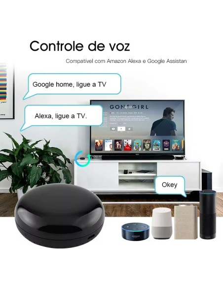 Tuya WiFi Universal IR Remote Controller Intelligent Wireless Radio Fr