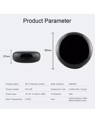 Tuya WiFi Universal IR and RF Remote