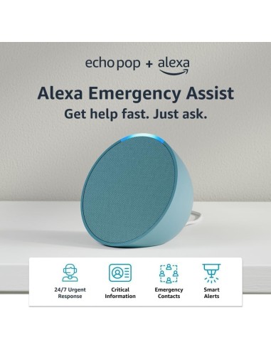 Echo Pop Smart Speaker Midnight Teal Kaba