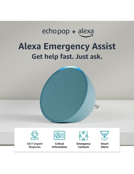 Echo Pop Smart Speaker Midnight Teal Kaba