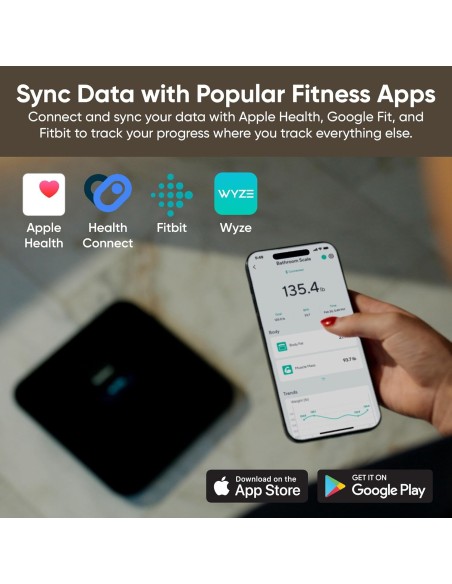 Wyze Scale Ultra Smart Body Scale Black