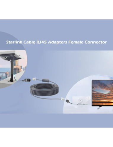 Starlink Gen 3 cable extension detail